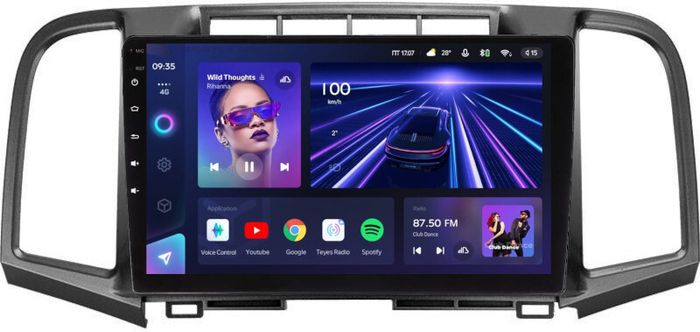 Магнитола для Toyota Venza GV10 2008-2016 (без JBL/штатной КЗВ) - Teyes CC3L на Android 10, CarPlay, 4G SIM-слот