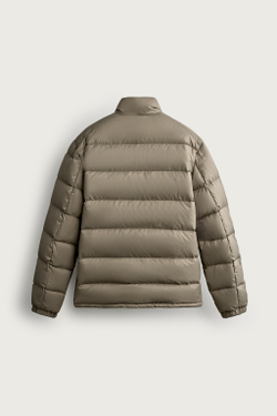 ZARA ПУХОВИК 80% ПУХА, 20% ПЕРА WATER REPELLENT, СВЕТЛО-БЕЖЕВЫЙ