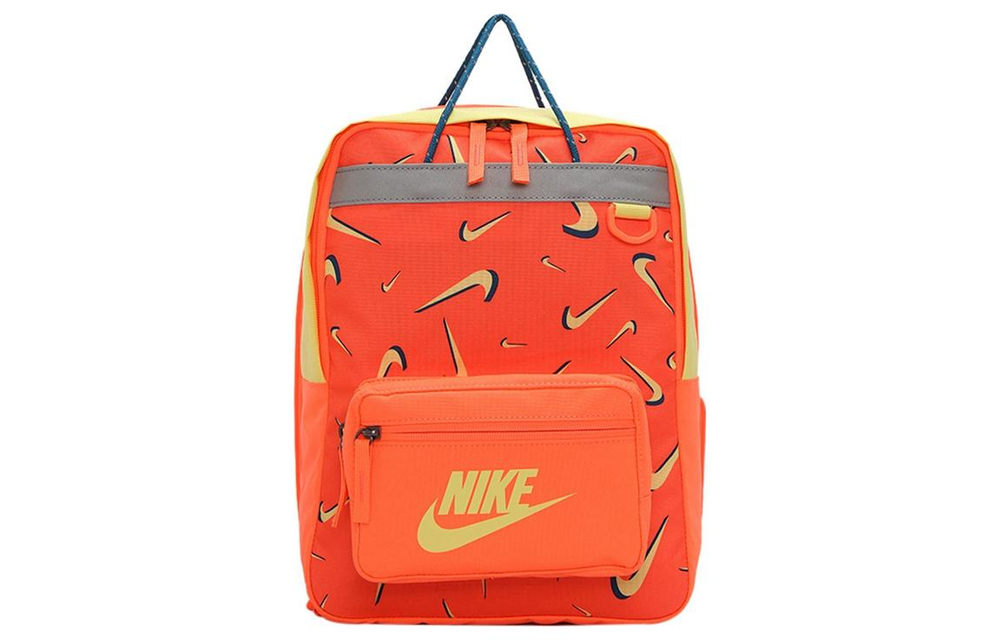 Nike Polyester Backpack Regular Men"s Orange