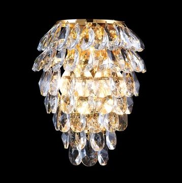 Настенный светильник Charme AP3 Gold/Transparent золото Crystal Lux