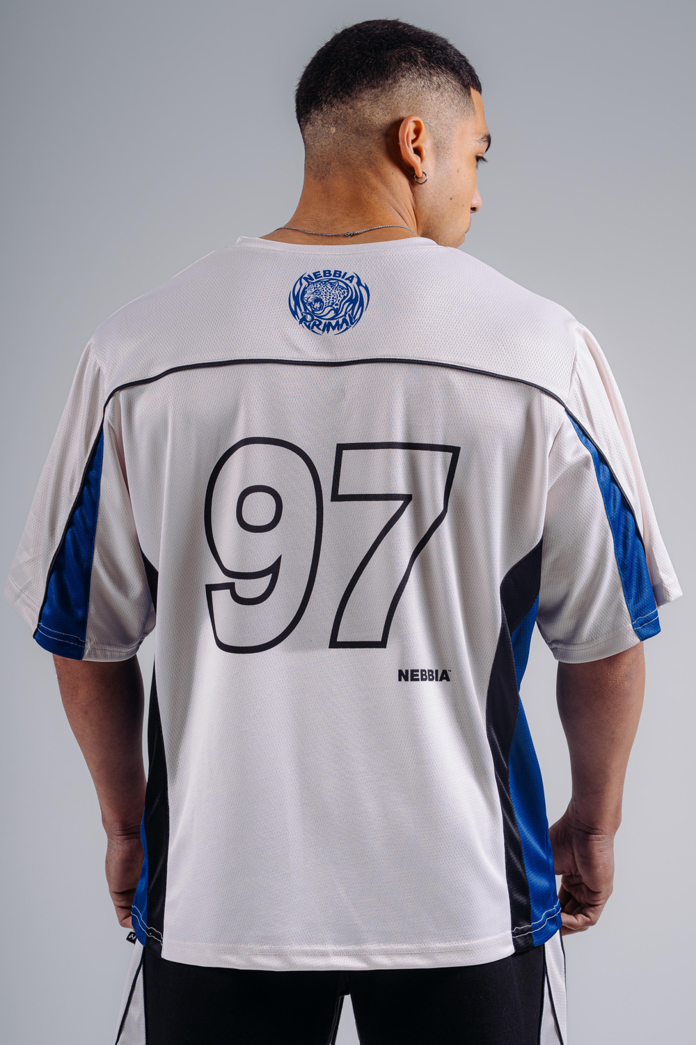 Футболка Oversized Jersey T-Shirt '97 PRIMALL 885 Кремовая