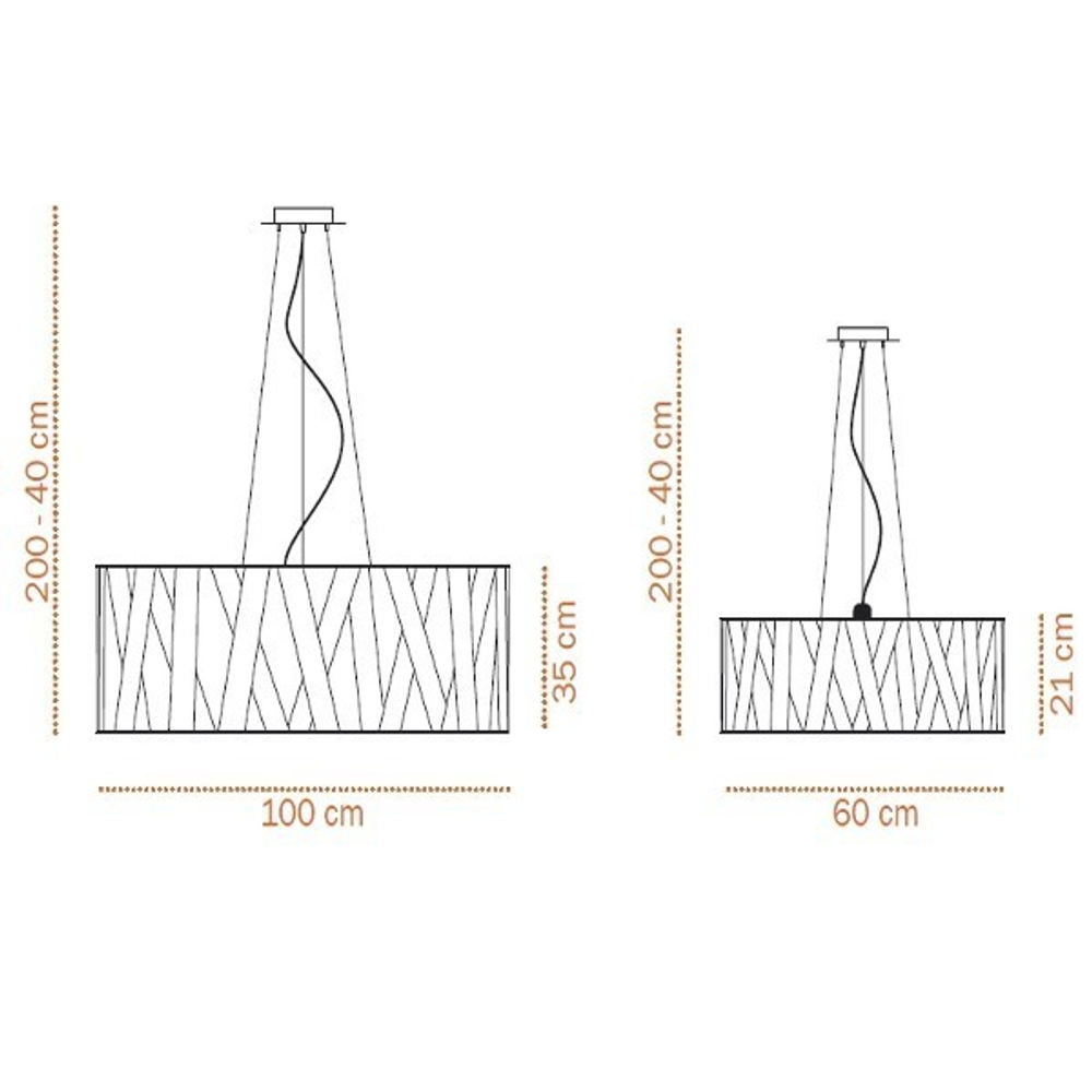 люстра CROSS LINES PENDANT LIGHT ( диам. 27 CM )