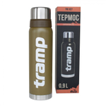Термос TRAMP Expedition line 0.9 л, артикул TRC-027, цвет Оливковый