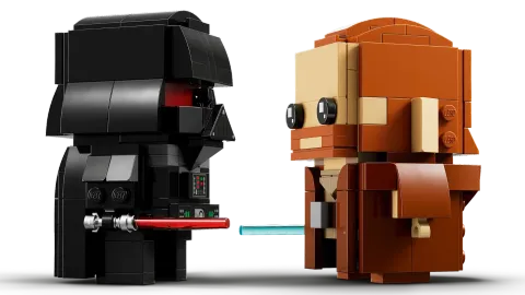 Конструктор LEGO BrickHeadz Star Wars 40547 Оби-Ван Кеноби и Дарт Вейдер