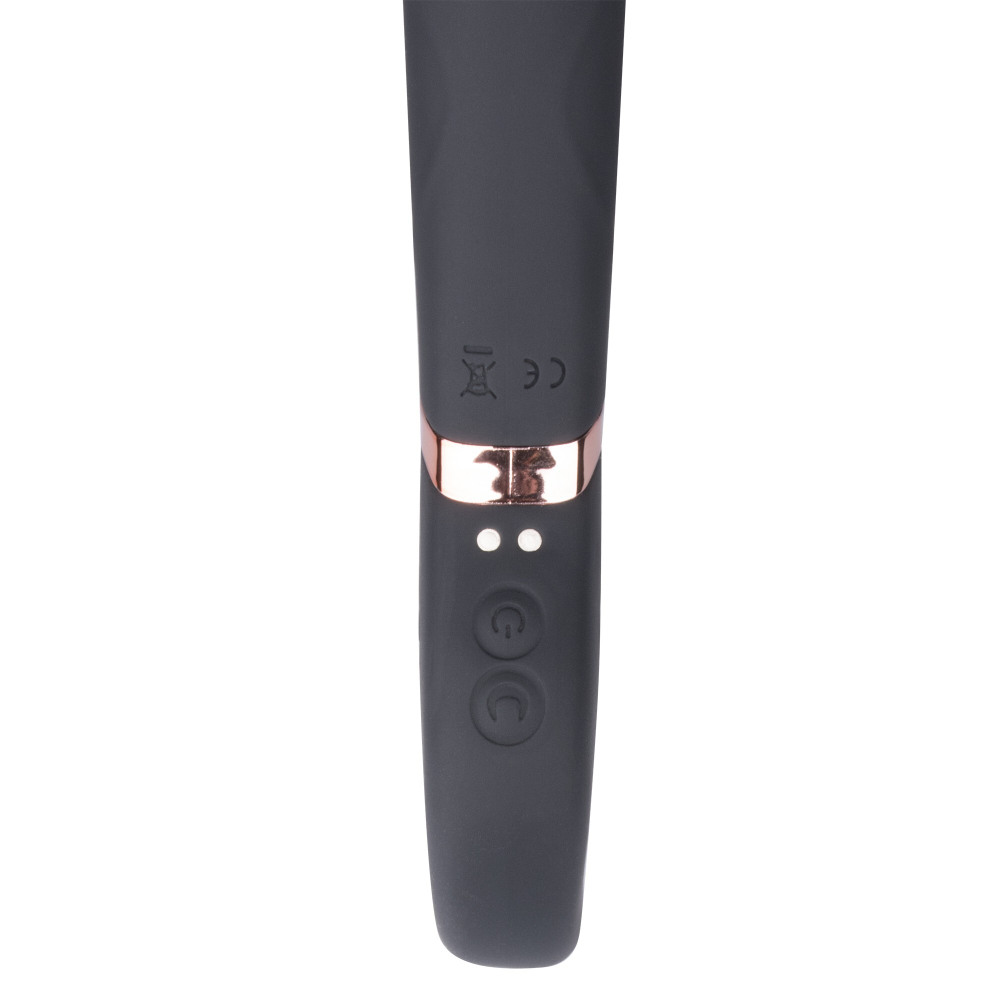 Черный двусторонний вибратор Key Control Massager Wand в форме гаечного ключа (Цвет: черный)