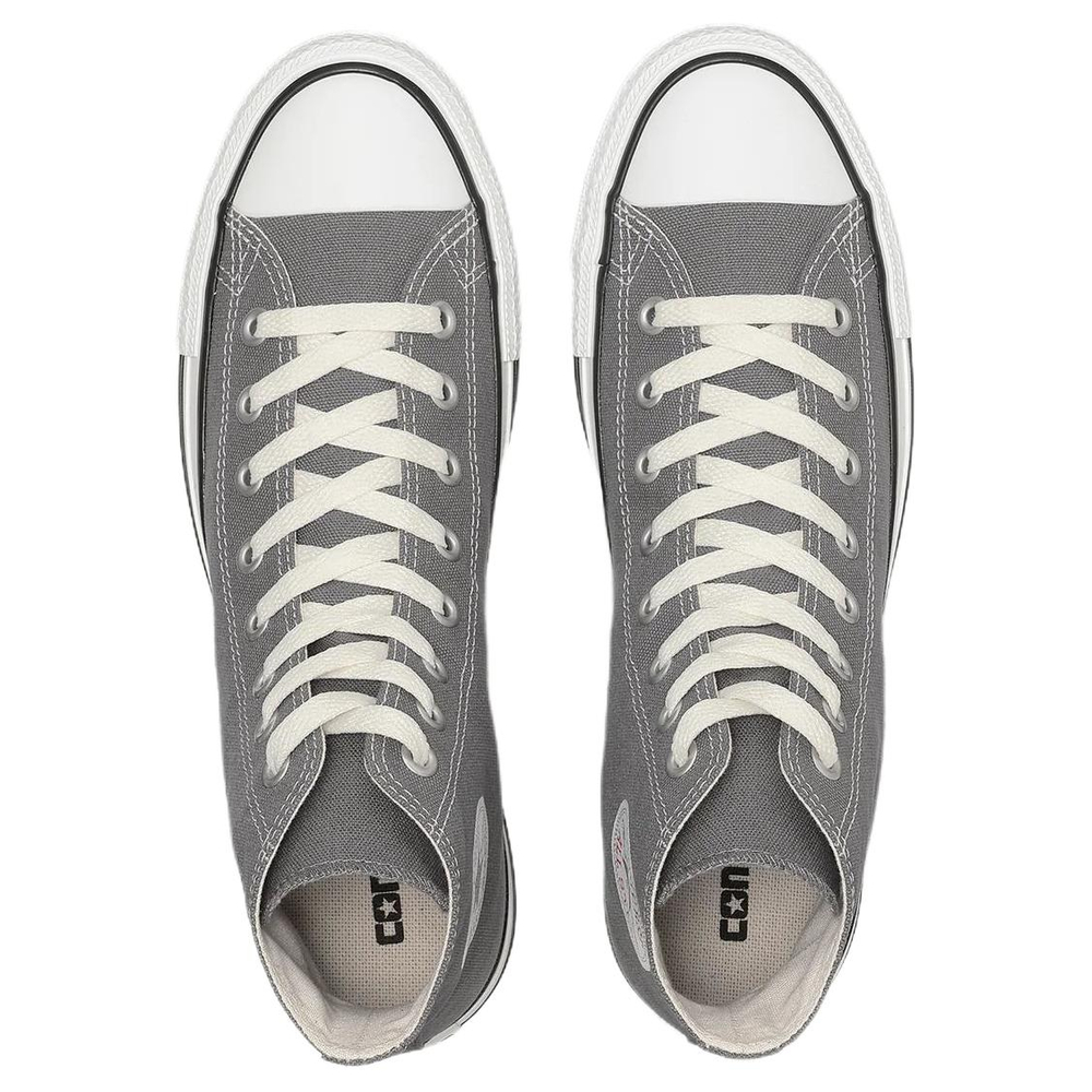 Converse All Star Abrasion Resistant Breathable High top Canvas Shoes Unisex Charcoal Gray