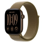 Умные часы Apple Watch Series 12 GPS, 42mm, Dark Bronze Aluminum Case with Olive Sport Loop