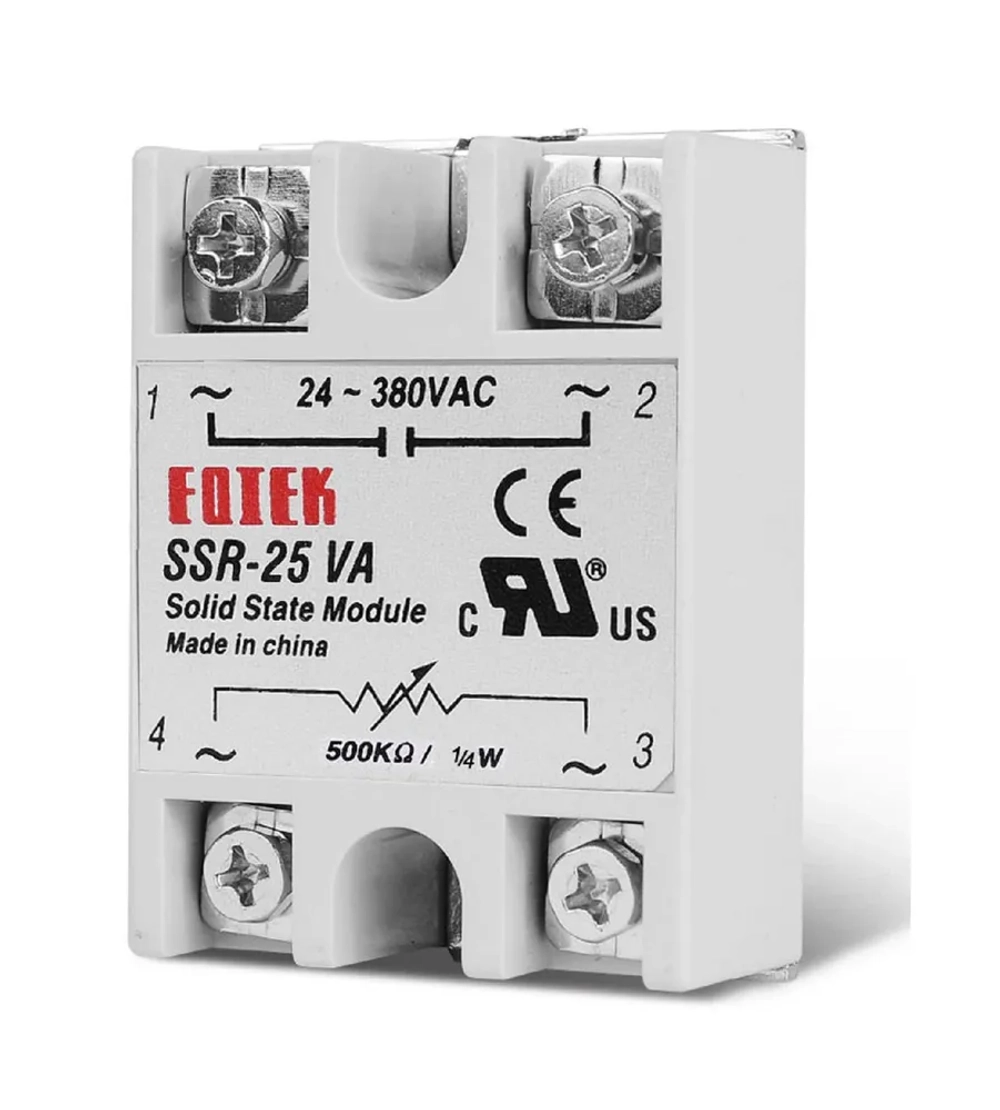 Твердотельный регулятор напряжения SSR-25VA 25А 220В