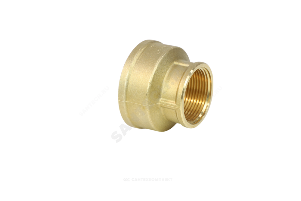 Муфта латунь переходная Ду 25х15 (1"х1/2") ВР/ВР LD LD.65.516.2515