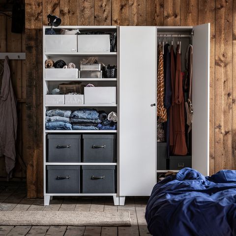 Органайзер для вещей IKEA STUK (СТУК), Белый, 34x51x10 см