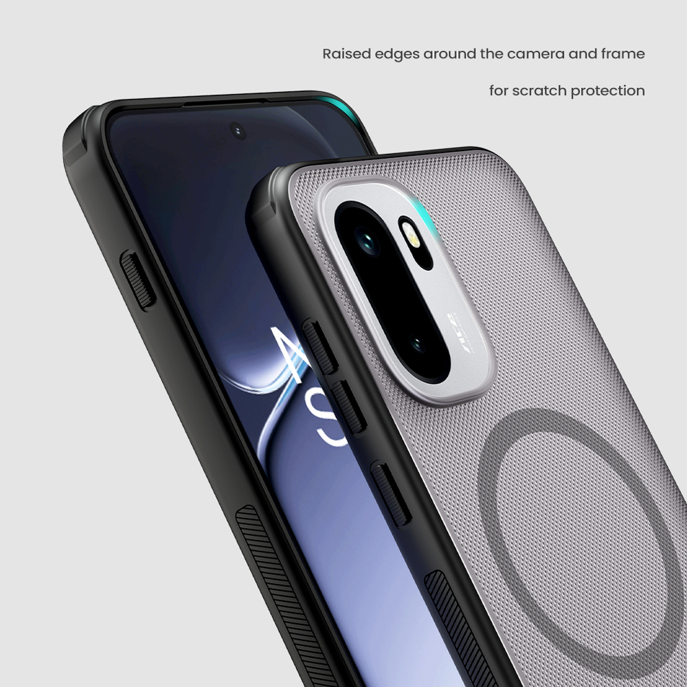 Чехол с круглым магнитом для OnePlus 15R и Ace 6, 6T, серия Super Frosted Shield Pro Magnetic (Clear version) от Nillkin