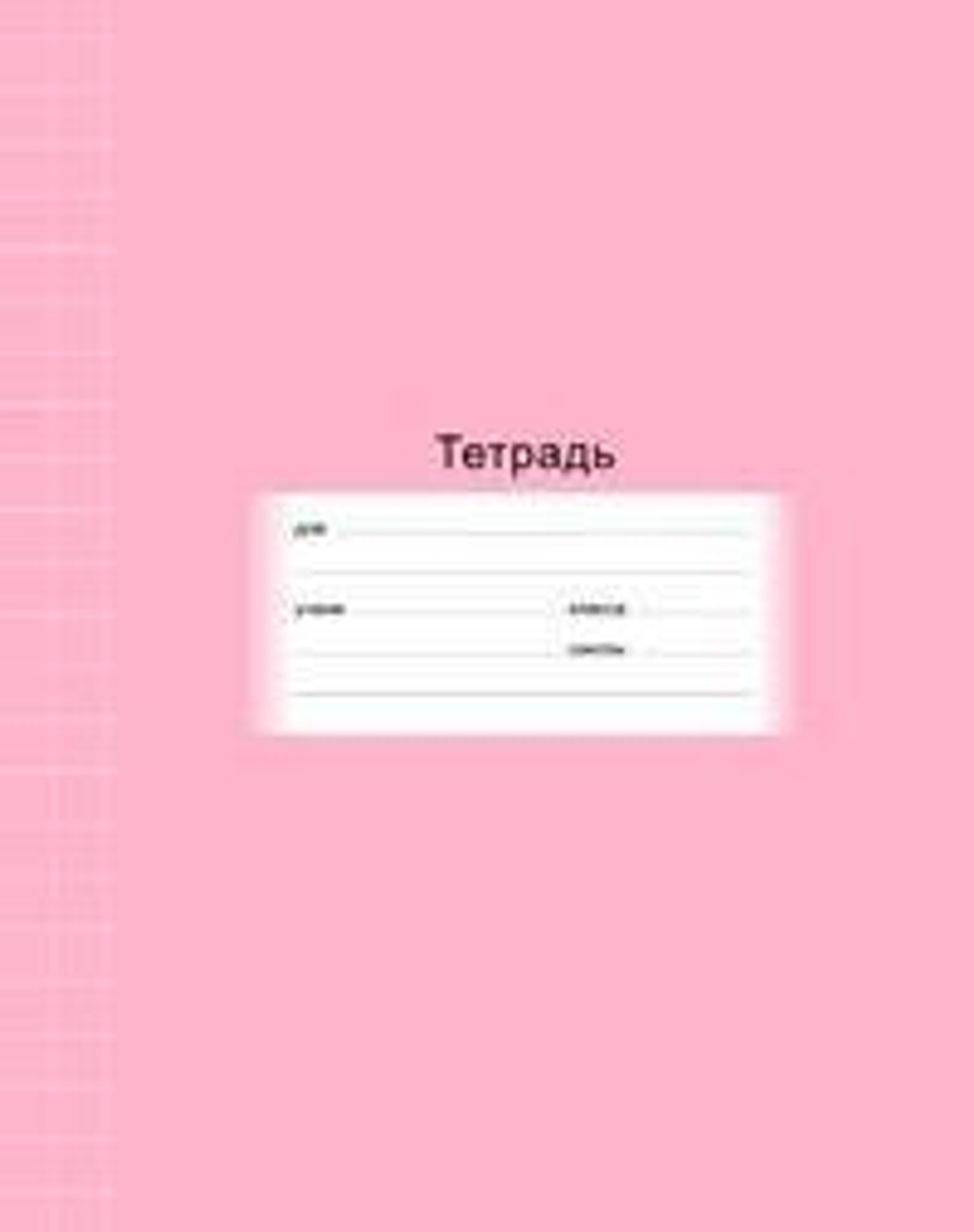 Тетрадь школьная А5 12л крупная клетка "Школьная" ассорт. (BG)