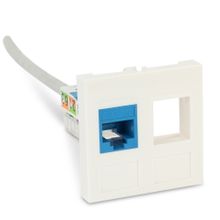 Вставка для 2 модулей Keystone Jack Hyperline SIP2-2N-M45-45