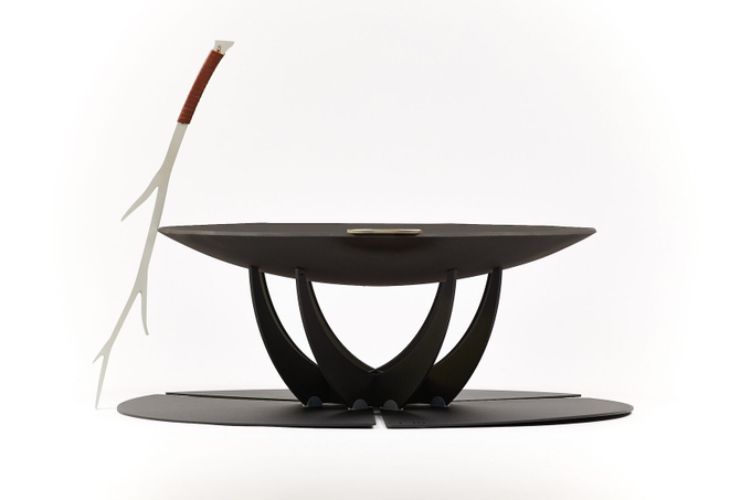 Основание для чаш Steel Plate 1100 black (Up!Flame)