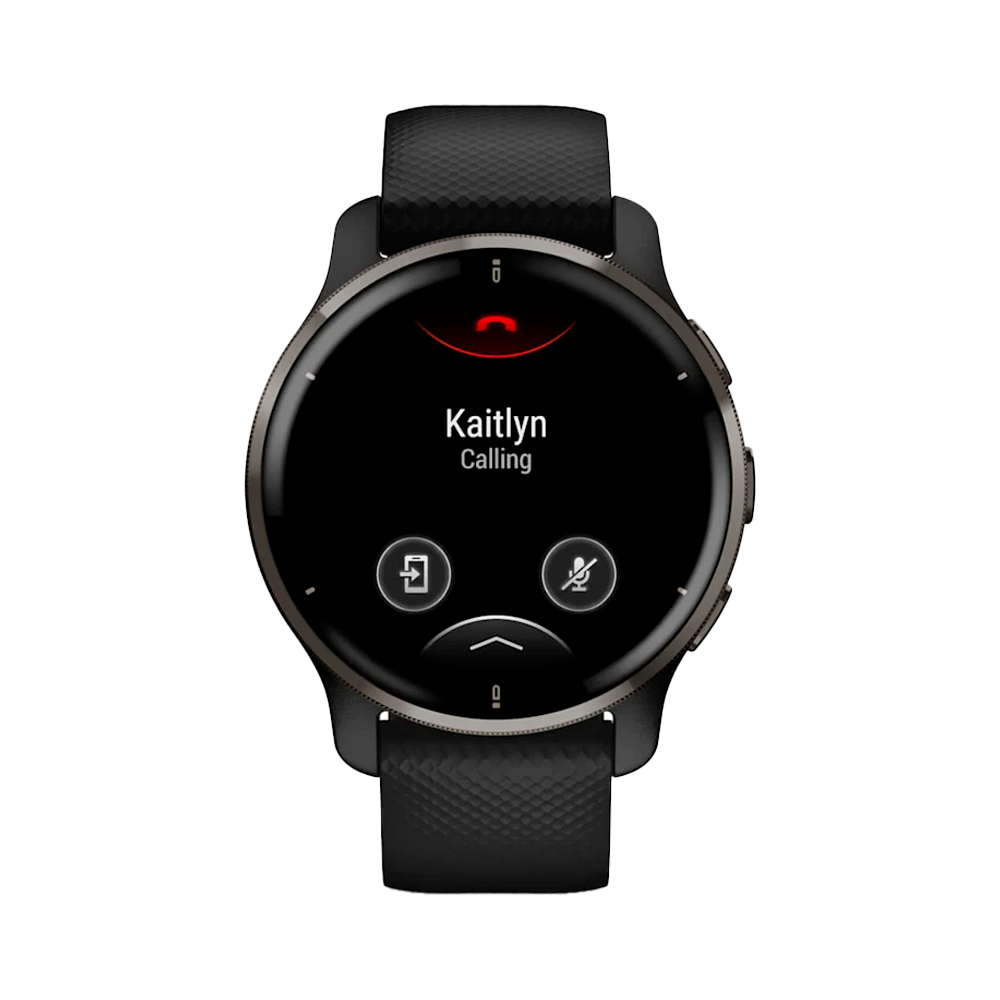 Умные часы Garmin Venu 2 Plus, 43.6mm, Slate Black (010-02496-11)