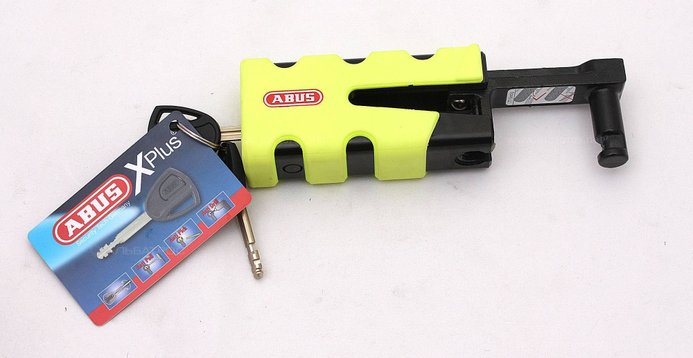 Замок на тормозной диск 77 Granit Sledg grip yellow