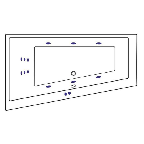 Акриловая ванна Excellent Sfera Slim L Line 170x100 WAEX.SFL17S.LINE
