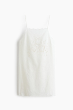 Хлопковое пляжное платье с вышивкой - H&M
