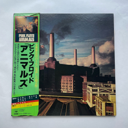 Винтажная виниловая пластинка LP Pink Floyd Animals (Япония 1977) (Оби, Стикер)