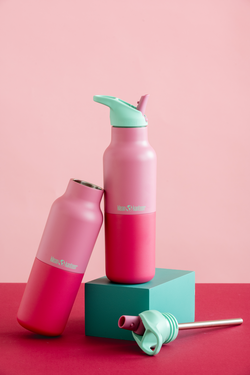 Термобутылка Klean Kanteen Rise Vac Classic Flip Sport 16oz (473 мл) Cashmere Rose Kaleidoscope