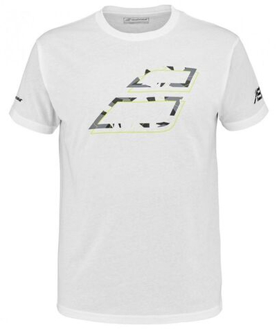 Мужская теннисная футболка Babolat Aero Cotton Tee - white
