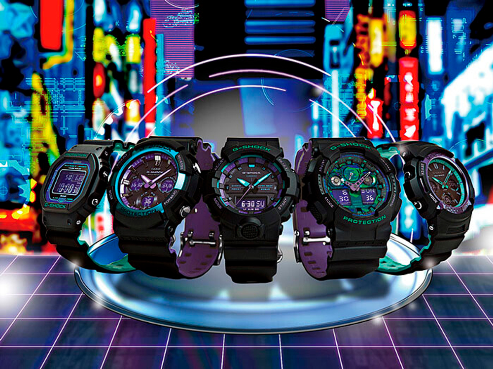 Часы Casio GA-100BL-1AER