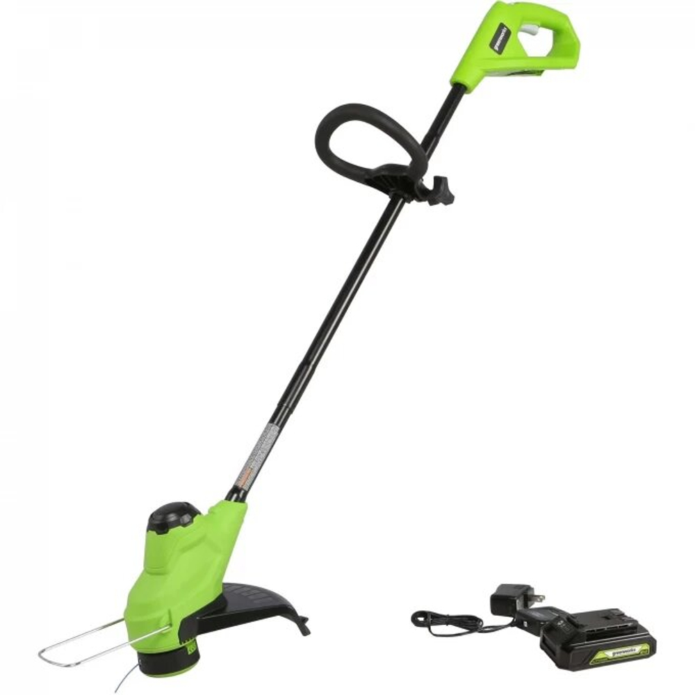 Триммер аккумуляторный GREENWORKS G24LT25K2 24V, 25 см,с 1хАКБ 2Ач и ЗУ (2107207SA)