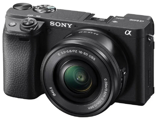Sony Alpha ILCE-6400 Kit E PZ 16-50mm f/3.5-5.6 OSS Black