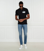 Поло Label Contrast Philipp Plein - черный(MTK8197 PTE003N)
