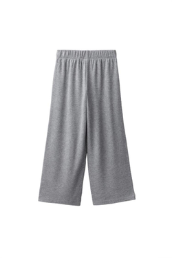 ZARA БРЮКИ WIDE LEG SOFT TOUCH, СЕРЫЙ