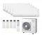 Мульти сплит-система Toshiba 5 x RAS-B07E2KVG-EE / RAS-5M34U2AVG-E