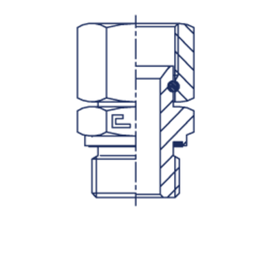Штуцер FNE JIC 1.1/16 - BSP 3/4