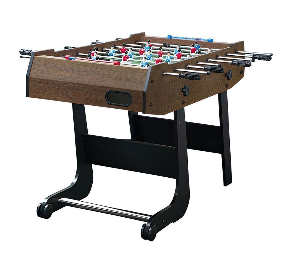 Игровой стол - футбол складной "Maccabi Mini" (121x61x81, венге)