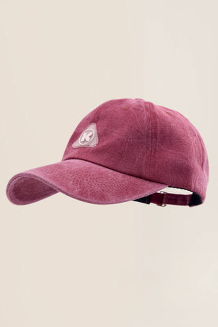 Кепка KUL'TURA "Logo K" Garment Dyed Бордовый