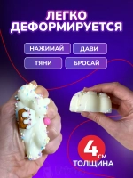 Антистресс игрушка Таба сквиш лапка кексик с посыпкой липкая