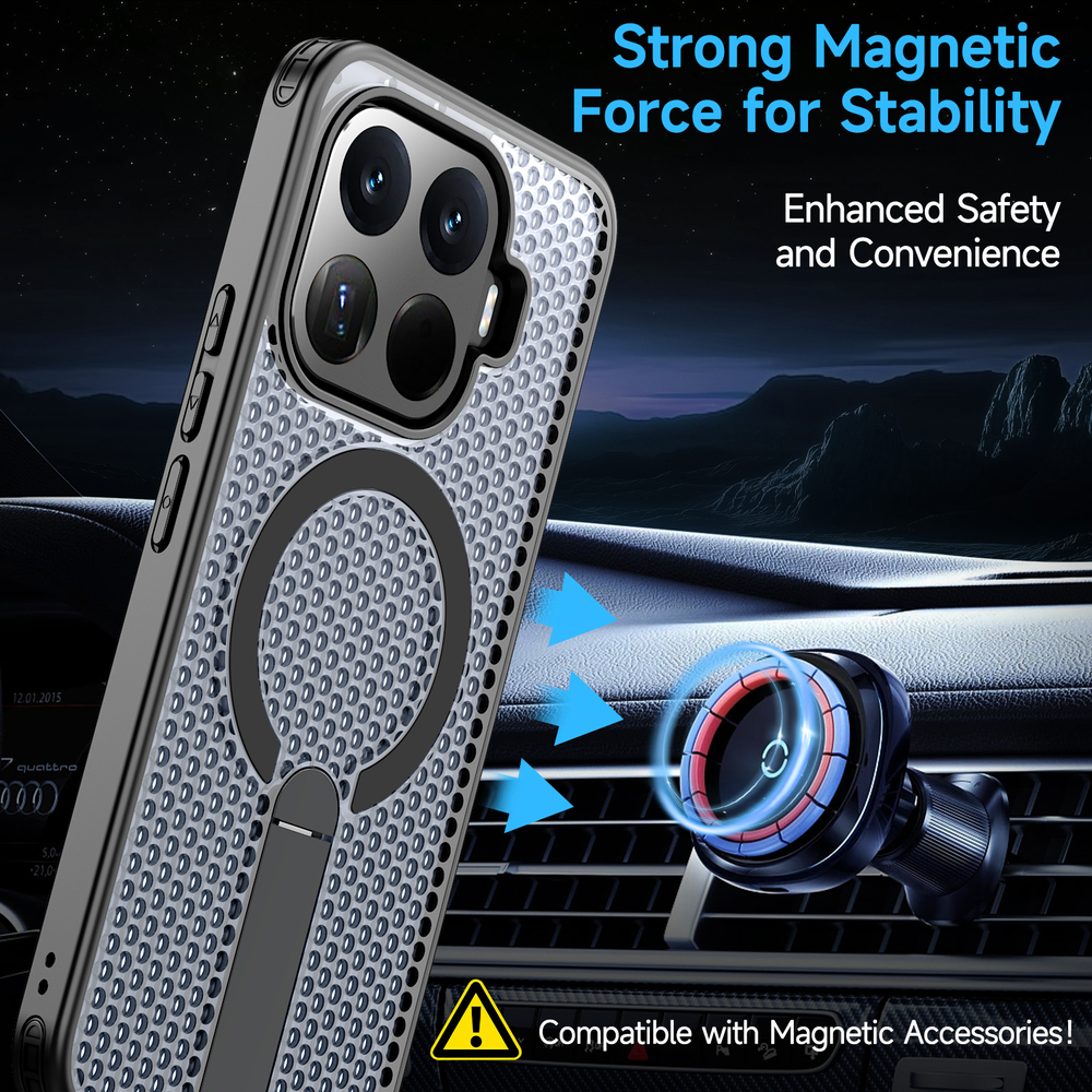 Прозрачный чехол Mesh Pro Magnetic Case для Xiaomi 17T