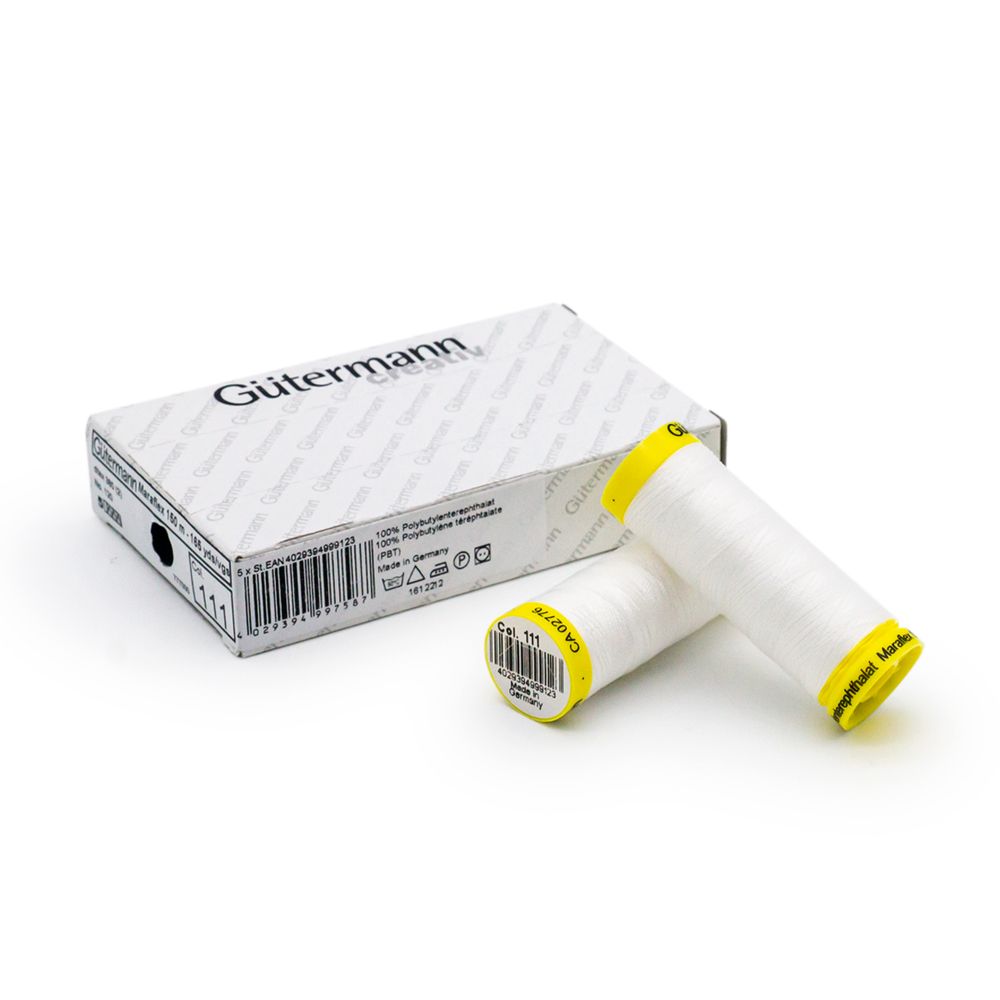 Нитки для трикотажа Gutermann Maraflex 120 (150 метров), 5 кат. | _111 айвори