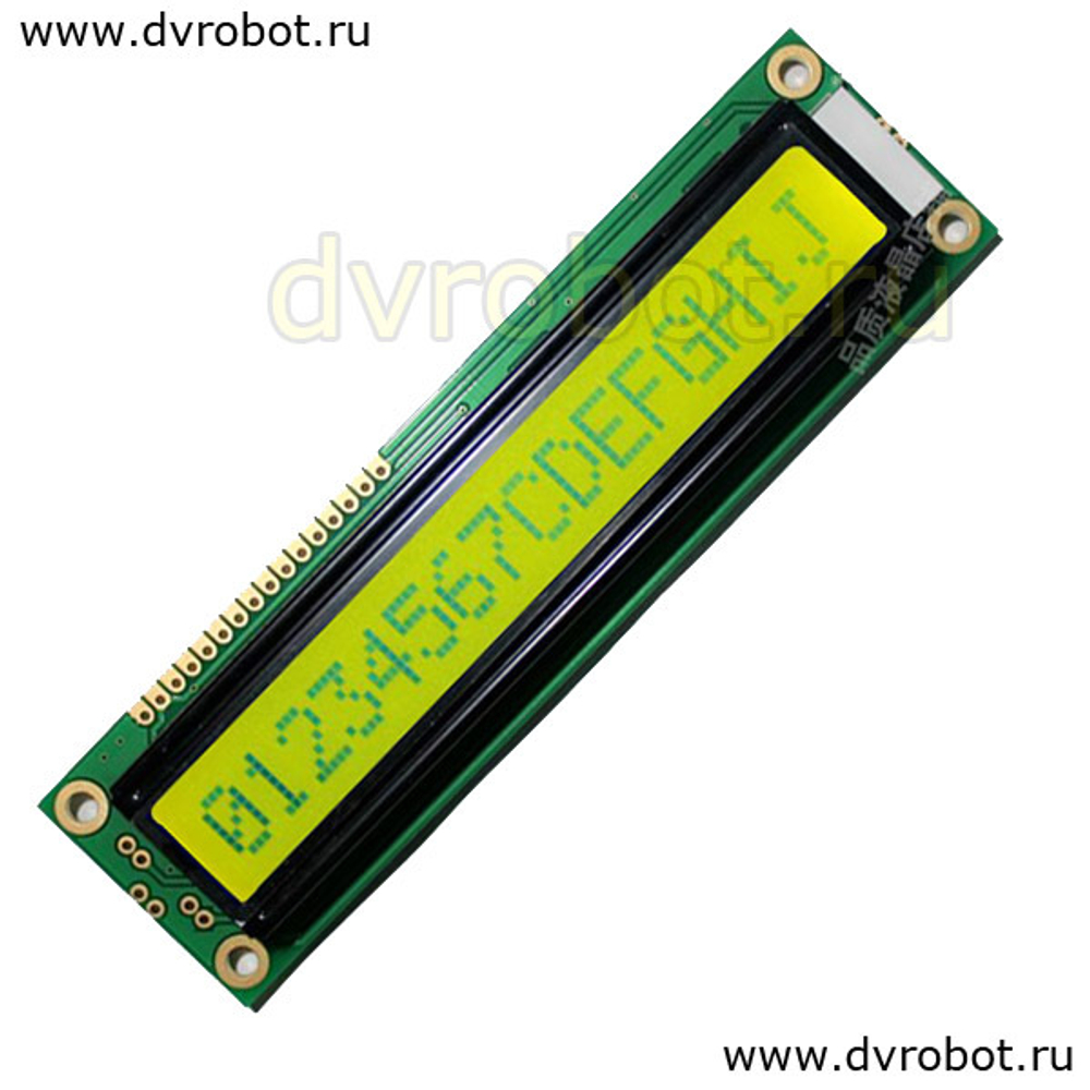 Дисплей LCM1601B - 5V - зеленый