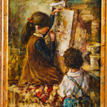 Картина «Юная художница»