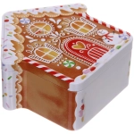 Банка жестяная «Пряничный домик» 13,5*13,5*6см