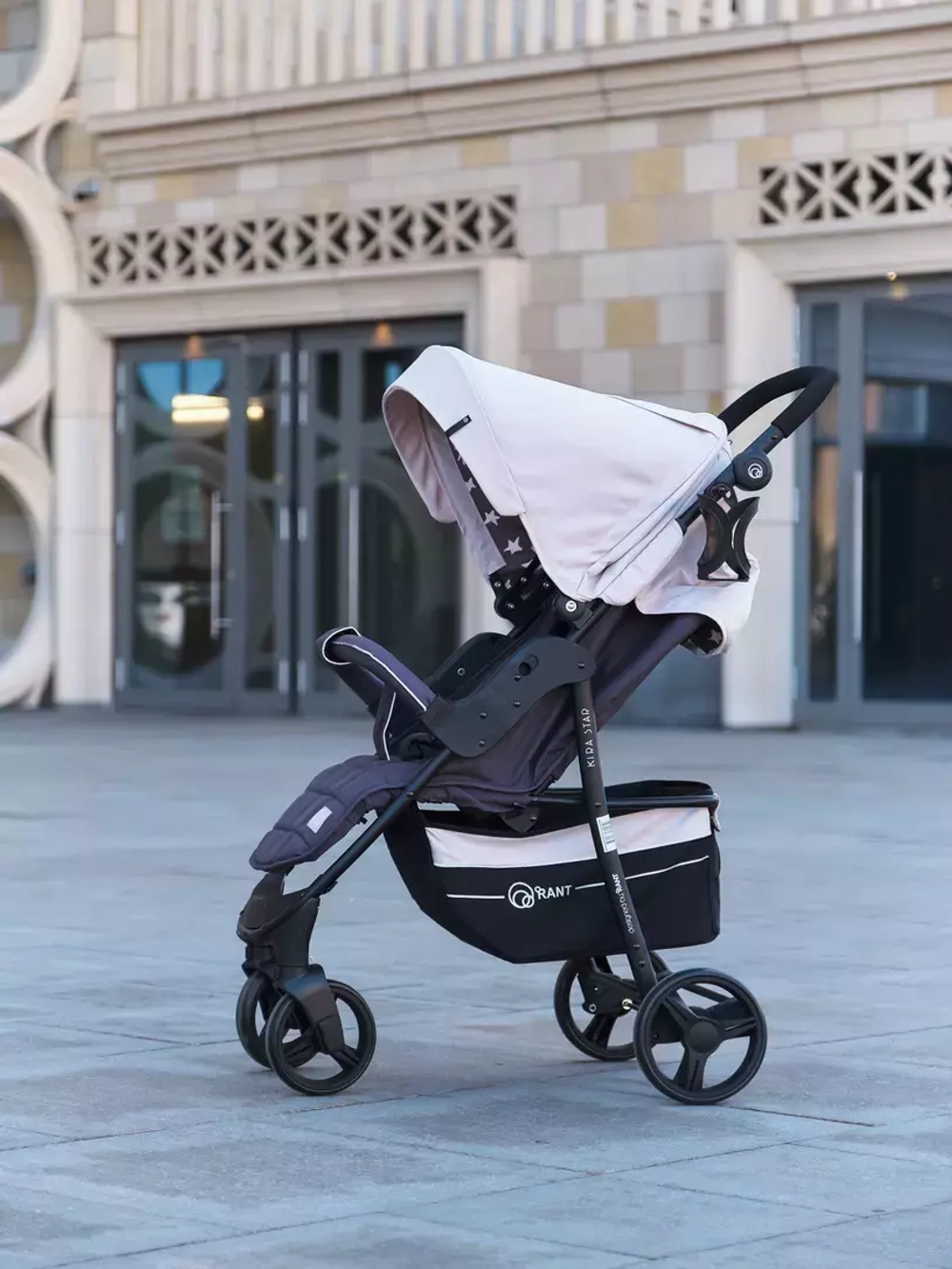 Коляска детская "KIRA STAR" RA055 Ivory Beige 2022