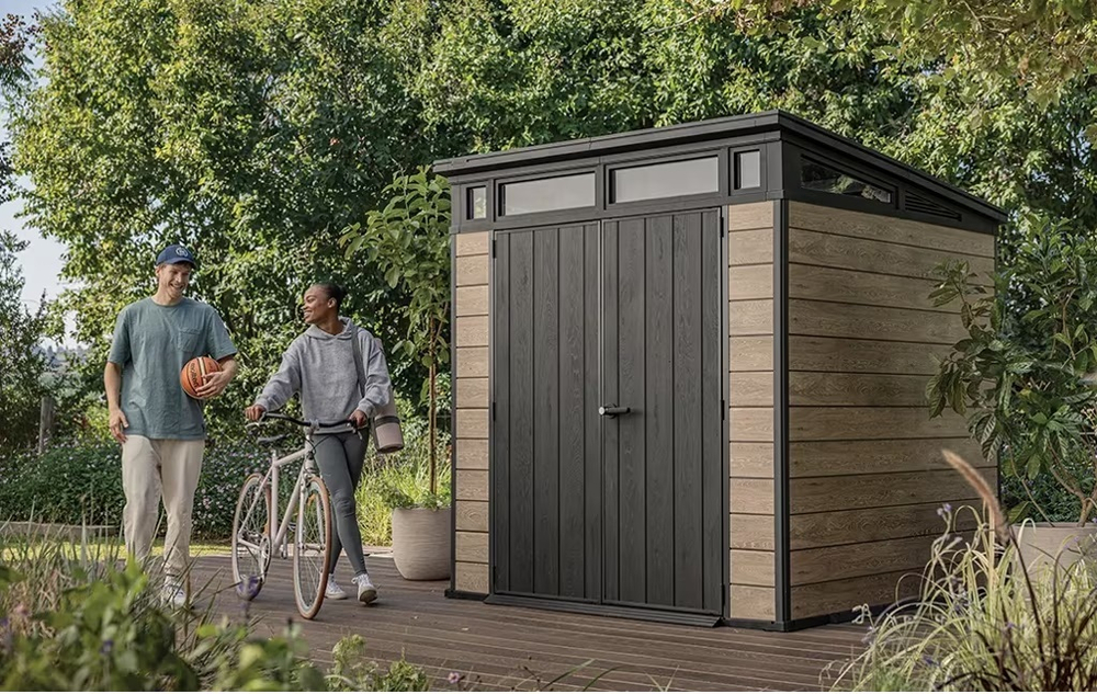 Садовый сарай Keter Signature Pent 7x7 ashwood