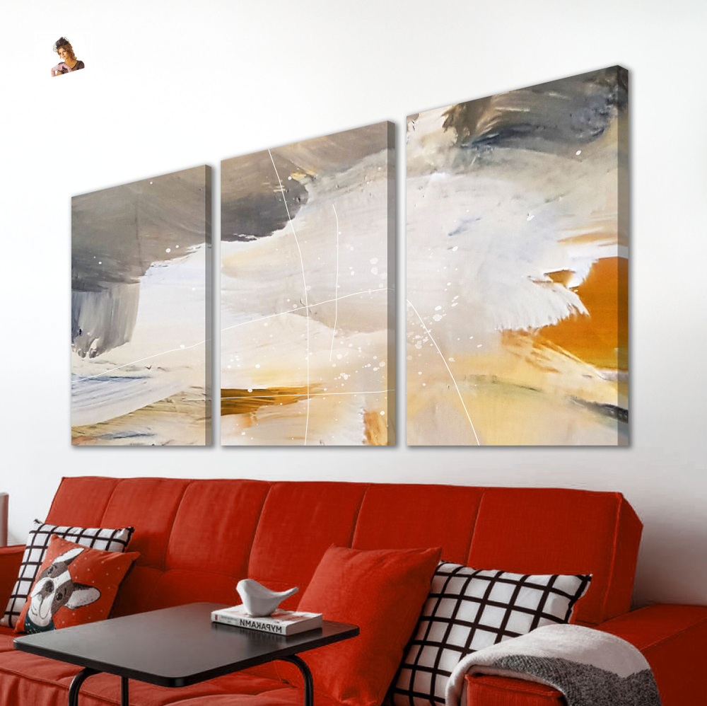 Картина karTTina "ЧЕРТЕЖИ", 150 см х 70 см