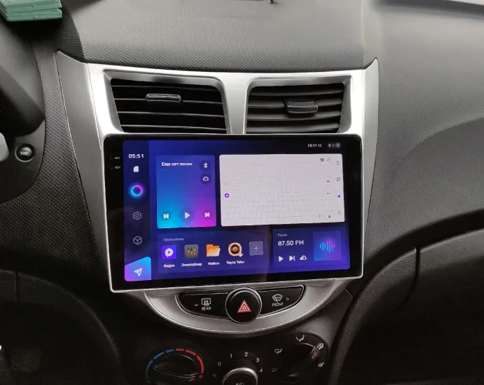 Магнитола для Hyundai Solaris 2010-2016 - Kuberg DUDU7 OL-9707 QLed+2K, Android 13, Быстрейшая,UIS7870 (DUDU7), CarPlay, SIM-слот