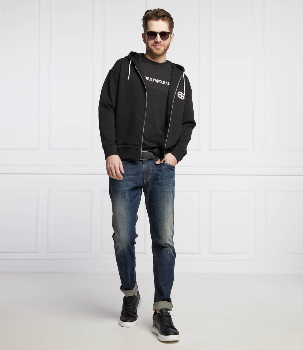 Худи Emporio Armani - черный(3L1MFT 1JHSZ)