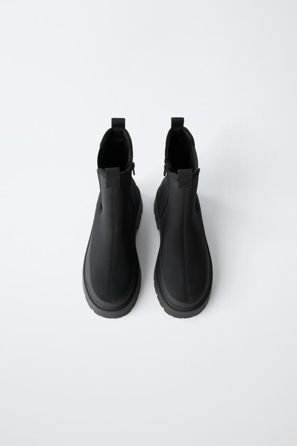 ZARA БОТИНКИ ЧЕЛСИ, ЧЕРНЫЙ