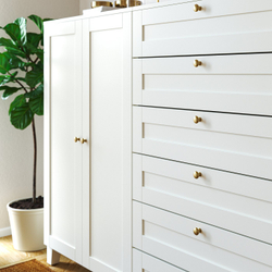 IKEA ENERYDA  (ИКЕА ЕНЕРЙДА)  -  Ручка-кнопка - цвет латуни 27 мм
