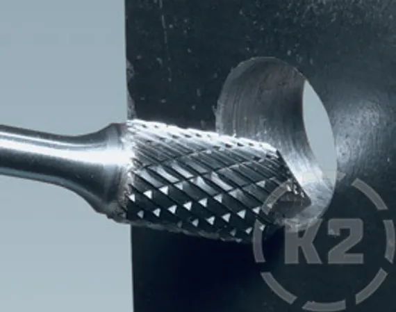 Комбинированная борфреза Karnasch конус 90° + цилиндр