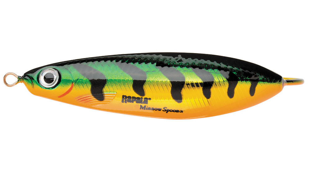 Незацепляйка RAPALA Minnow Spoon RMS10 / 10 см, 32 г, цвет FLP