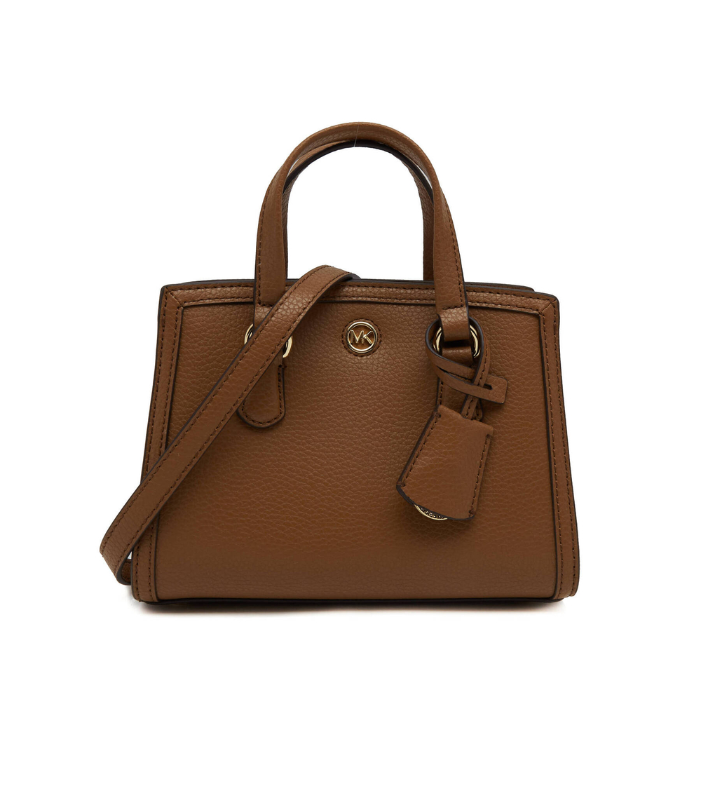 Кожаная сумка-трапеция Chantel Michael Kors - коричневый(32R3G7CC0T)